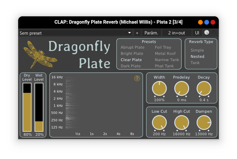 Dragonfly Plate Reverb