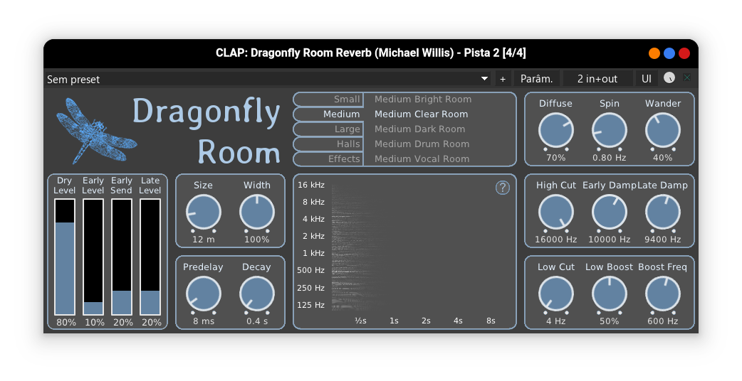 Dragonfly Room Reverb