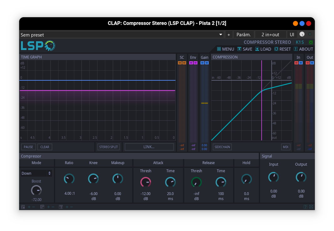 LSP Plugins Compressor