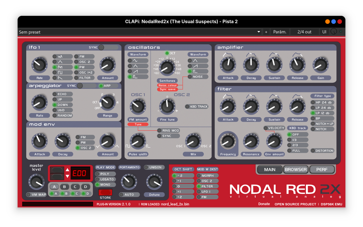 NodalRed2x (Nord Lead 2x)